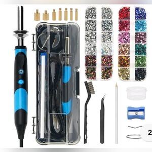 Hotfix Rhinestone Applicator Tool Hot Fixed Applicator Rhinestones Kit Bedazzler